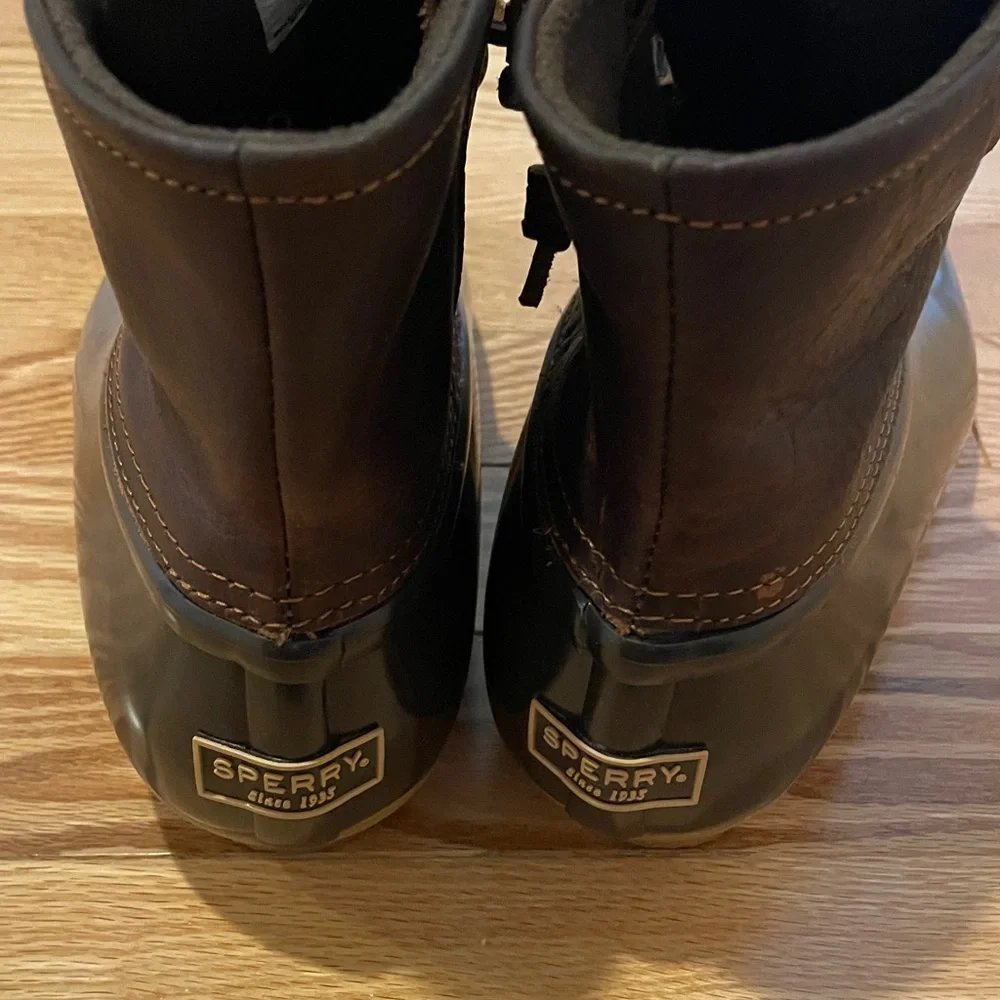 Sperry Waterproof Rubber Saltwater Duck Boots